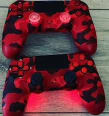 Which One You Whant Dark With Led Sticks Or Pro Led Buttons Ps4 Controller Skin Gamer Room Ps4 Controller Custom