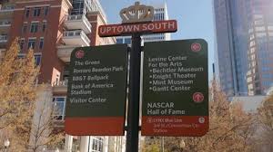 Hotels near or close to nascar hall of fame in charlottle north carolina area. Decorated Street Sign In Charlotte Nc Stock Video Pond5