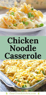 Vintage Chicken Noodle Casserole Cooked Chicken Recipes Can Chicken Recipes Hotdish Recipes