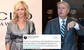 This isn't the first time handler has publicly slammed jolie. Chelsea Handler Slammed For Homophobic Tweet On National Coming Out Day Daily Mail Online