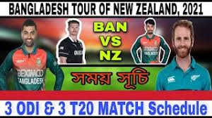 Best the ninth match of the ongoing icc cricket world cup 2019 will be played between bangladesh and new zealand at the oval today. Ban Vs Nz Odi T20 Schedule Bangladesh Vs New Zealand Series 2021 Youtube