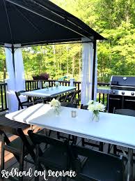 We had it at our house in the backyard. Graduation Party Ideas Redhead Can Decorate