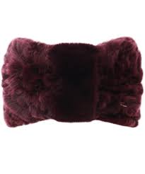 Knitted Fur Headband