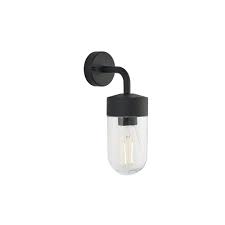 Outdoor wall lights not only have practical and security benefits, but can also add a stylish design to a property's exterior. Endon Lighting 79792 North Wall Single Light Outdoor Wall Light In Black Castlegate Lights