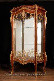 Maybe you would like to learn more about one of these? Canonbury French Empire Tall Glass Display Cabinet Bijouterie Antique French Furniture Glass Cabinets Display Display Cabinet