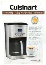 Featured below are models that suit a variety of brewing preferences and budgets. Cuisinart Dcc 3200 14 Cup Programmable Coffee Maker Black Silver For Sale Online Ebay