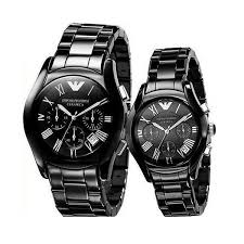 Free shipping with $99 purchase. Emporio Armani Black Ceramic Couple Watch Amwg0050 Armani Watches For Men Best Ladies Watches Couple Watch