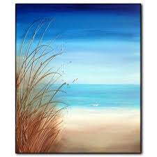 Amanda Dagg Painting Original Summer Time Golden Beach By Daggart 96 00 162 55 20 X 24 Beach Painting Easy Canvas Painting Simple Acrylic Paintings