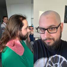 The researchers had participants (men and women) rate photos of bald men and men with a full head of hair on how dominant, agreeable, and old they might be. After Almost 15 Years Of Long Hair I Finally Decided It S Time For A Change How Does That Look Bald