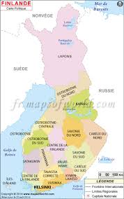 Cet article recense les frontières de la finlande. Finlande Carte Carte De La Finlande