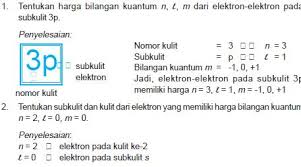 Soal dan pembahasan menentukan bilangan kuantum. Contoh Soal Bilangan Kuantum