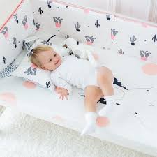 Baby Bed Sheet Pure Cotton Crib Mattress Cover For Kids Cute Cartoon Pattern Baby Fitted Sheets