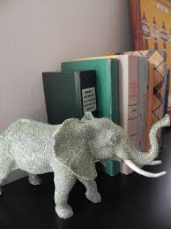Light Jade Glitter Elephant Home Decor Bookends Con Imagenes Elefantes