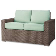 Threshold Heatherstone Wicker Patio Loveseat Patio Loveseat Patio Furniture Collection Conversation Set Patio