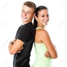 See more ideas about teen couples, teen couple pictures, couple pictures. Close Up Portrait Of Attractive Teen Couple In Sportswear Standing Stock Photo Picture And Royalty Free Image Image 44242759