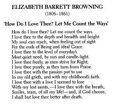 How Do I Love Thee By Elizabeth Barrett Browning Poems Poetry Great Poems