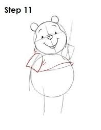Winnie the pooh is a member of the disney casting group from the largest retail franchise in the world. Draw Winnie The Pooh Step 11 Winnie The Pooh Drawing Draw Winnie The Pooh Pooh Drawing