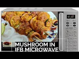 Spicy Mushroom Tikka Recipe In Ifb Microwave Oven Ifb Microwave Oven Recipes Snacks Recipe Youtube Tikka Recipe Recipes Stuffed Mushrooms