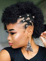 A natural mohawk hairstyle is very common these days as it requires medium sized hair and suits mostly on boys. Twist Natural Hair Mohawk Braids Novocom Top