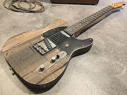 Relic Tele Style Guitar With Fender American Standard Usa Telecaster Pickups Barn Wood Finish Nate S Relic Guitars Reverb Guitar Fender American Standard Telecaster