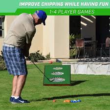 Do you want to feel like you're there? Buy Gosports Battlechip Pro Golf Cornhole Game Includes 4 X 2 Chipping Target 16 Foam Balls Hitting Mat And Scorecard Online In Germany B07n26kbvj