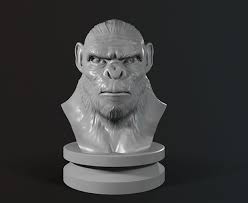Koba Monkey 3d Model 3d Depot On Patreon Koba Patreon Statue