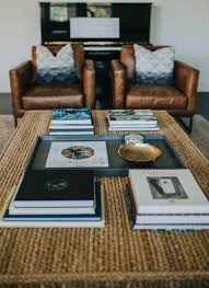 Coffee Table Books In 2020 Transitional Living Rooms Leather Couch Brown Leather Couch