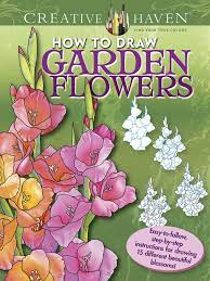 How to draw scenery of a flower garden step by step youtube basic drawing for kids art drawings for kids drawing for kids. Creative Haven How To Draw Garden Flowers Easy To Follow Step By Step Instructions For Drawing 15 Different Beautiful Blossoms Creative Haven Coloring Books Noble Marty 9780486806808 Amazon Com Books
