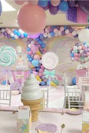 The words 'party' and 'fun' are interlinked and neither is complete without the other. Candyland Birthday Party Ideas Photo 9 Of 20 In 2021 Candy Theme Birthday Party 1st Birthday Party For Girls Candyland Birthday