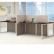 Some desks have the form of a table, although usually only one side of a desk is suitable to sit at (there are some exceptions, such as a partners desk), unlike most usual tables. 4 Person Workstation Desk Wayfair