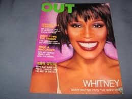 OUT MAGAZINE MAY 2000 WHITNEY HOUSTON INTERVIEWED BY BARRY WALTERS 7+ PAGES 