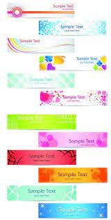 Lovely And Lively Banner Design Vector Graph Vector Graph Banner Design Banner Design Inspiration