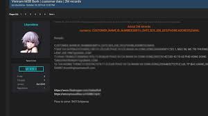 Multiple banking partners provide the confidence of continuity. Data Leak Of More Than 2 Million Msb Bank Accounts On Hacker Forums