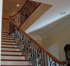 Since wrought iron is less in use when compared to wood, you might be wondering how to tackle with the metal start cleaning wood parts of staircase by dusting away the deposition of dust. House Window Glass Replacement Rod Iron Handrails For Stairs