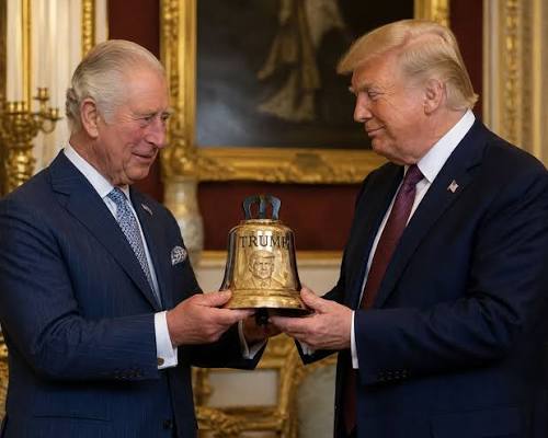 HMS Trump' for Donald Trump: What King Charles' World War II gift means