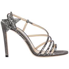 Setze mit den sandalen mit absatz von stradivarius einen modernen und femininen . Sandalen Jimmy Choo Lynn Lynn100sux Anthracite Frmoda Com