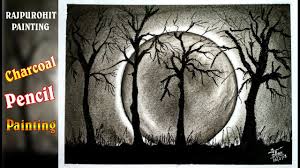 How To Draw Dark Forest With Charcoal Pencil Step By Step Youtube Choose from hundreds of free forest backgrounds. how to draw dark forest with charcoal pencil step by step