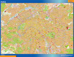 Carte Murale Paris Ou Le Plan Carte Murale Paris