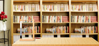 خزانة الكتب مكتبة الأثاث الجرف الخلفية Library Bookcase Banner Design Zebra Clipart