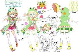 虹河ラキ ラキステーション nijikawa laki さん twitter ラキ 設定画 虹