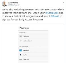 Coinbase's exchange features make it the best & easiest place to start trading bitcoin. Bakkt Cash Integrated Directly With Starbucks Payment App Blockchain News
