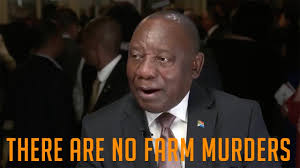 We need food security in this country. No Farm Murders Cyril Ramaphosa South Africa 2018 Youtube