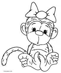 Coloring pages for girls hard and cute. 20 Free Printable Monkey Coloring Pages Everfreecoloring Com