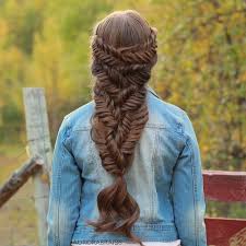 Then separate the ponytail into two sections. 40 Awesome Jazzed Up Fishtail Braid Hairstyles
