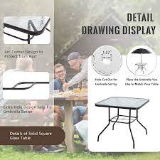 Check spelling or type a new query. Buy Vongrasig 6 Pieces Folding Patio Dining Set All Weather Small Metal Outdoor Table And Chair Set Garden Patio Furniture Set W Umbrella Glass Table 4 Folding Chairs For Lawn Deck Backyard