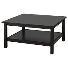 Ikea coffee table with miniature train set inside. Hemnes Black Brown Coffee Table 90x90 Cm Ikea