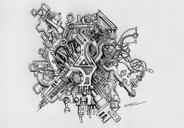 The Mechanical Mistake Mechanical Art Steampunk Drawing Art Drawings
