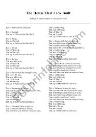 We did not find results for: English Worksheets The House That Jack Built Jigsaw Reading And Vocab