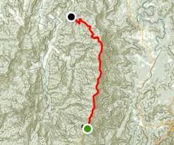 Black Mountain Crest Trail Map Black Mountain Trail Crest