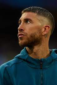 Sergio Ramos Of Real Madrid Looks On Prior To The Uefa Champions Ramos Haircut Mens Haircuts Short Sergio Ramos